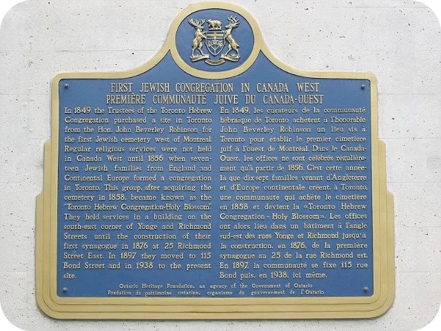 First Jewish Congregation in Canada West